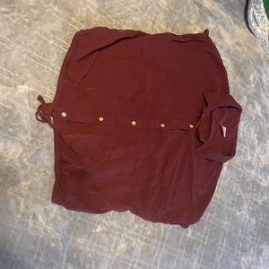Maroon dress shirt